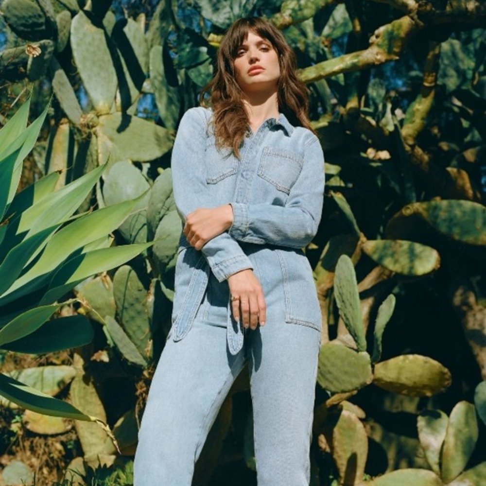 NWT JOE'S  (Jeans) "THE ALEXA" DENIM JUMPSUIT  - SIZE XL